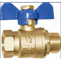 Brass Full Port Valve with Butterfly Handle/Ball Valve (a. 0110)